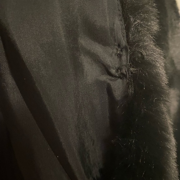 Plush Black Faux Fur Jacket - Picture 8 of 9